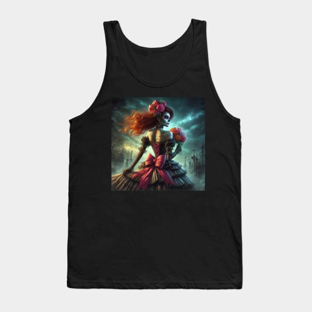 Day of the dead Tank Top by Donkeh23